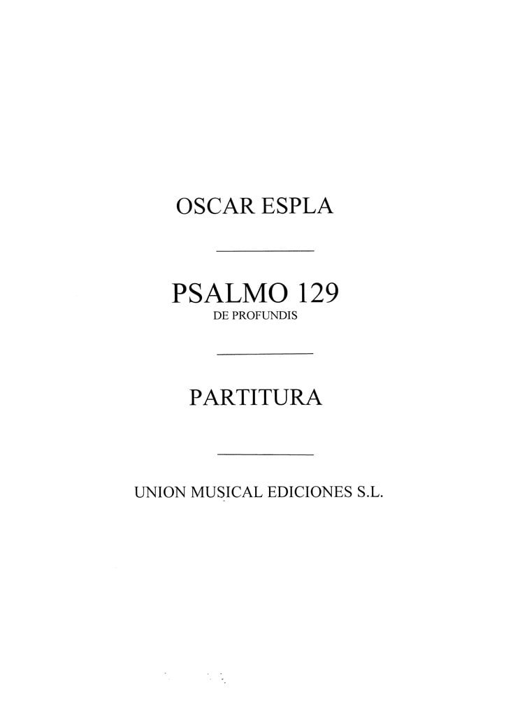 Psalmo 129 De Profundis